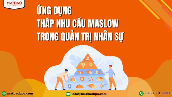 Ungứ dụng tháp nhu cầu MASLOW trong quản trị nhân sự